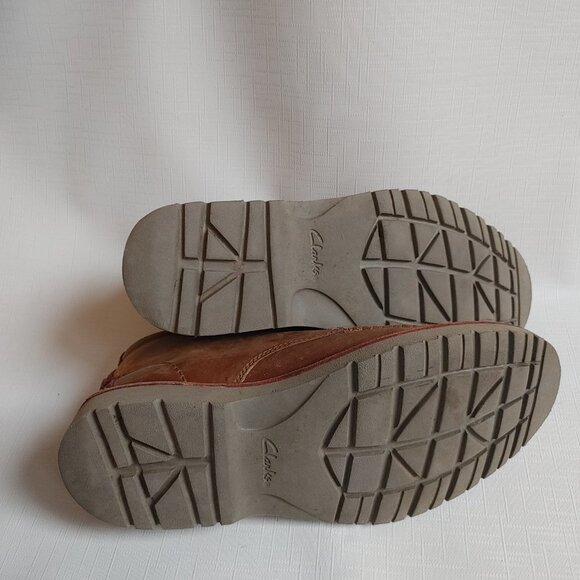 Clarks Vargo Apron Boots Men's Size 7 Dark Brown  Ankle Boot - Picture 8 of 8